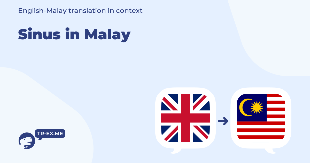 Sinus In Malay Translation